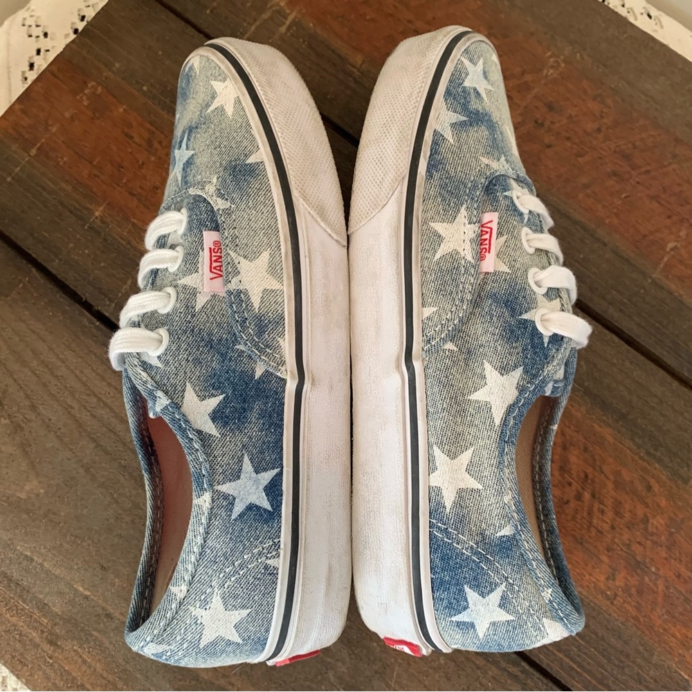 Vans Denim and Stars Unisex Skate Sneakers - Picture 9 of 11